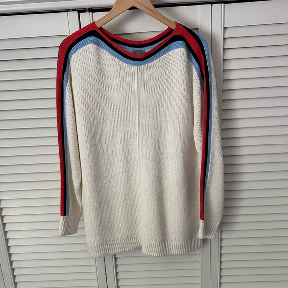 Talbots Colorful Striped Women's Sweater EUC - Picture 2 of 7
